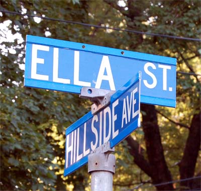 Ella Street from Hillside Avenue, 2006