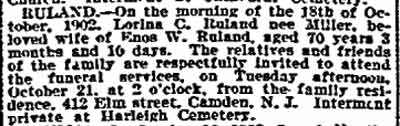 412 Elm Street, Philadelphia Inquirer, October 20, 1902