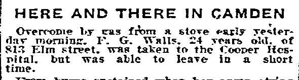 813 Elm Street, F.G. Walls, Philadelphia Inquirer, April 15, 1918