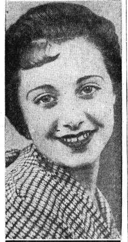 Lena 'Lee' Melamed, Miss Camden 1935, of 1213 Empire Avenue — Camden Courier-Post, August 30, 1935