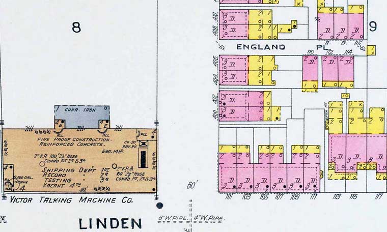 England Place — 1906 Sanborn Map, sheet 1