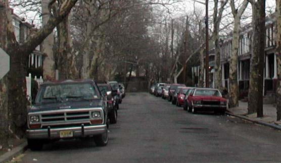100 block of Eutaw Avenue as seen from Benson Street, March 14, 2004