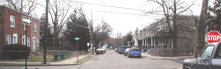200 block of Eutaw Avenue as seen from Benson Street, March 14, 2004