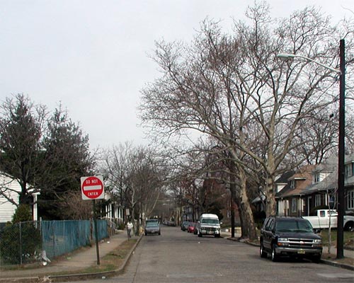 200 block of Eutaw Avenue as seen from Berkley Street, March 14, 2004