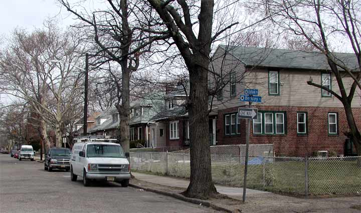 200 block of Eutaw Avenue as seen from Berkley Street, March 14, 2004