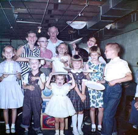 A basement party at 152 Eutaw Avenue, 1959