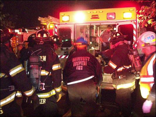 1307 Everett Street fire, October 11, 2007