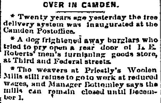 Over in Camden - Philadelphia Inquirer, September 2, 1893
