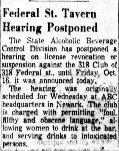 318 Federal Street, photographed October 1, 1953