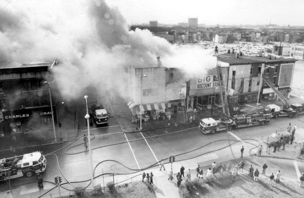 Intersection of Hudson Street and Federal Street, November 13, 1974
