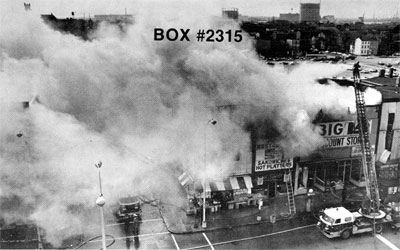 Intersection of Hudson Street and Federal Street, November 13, 1974