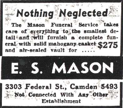 Nothing Neglected - Camden Courier-Post, October 14, 1936