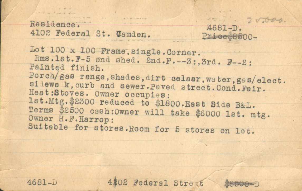Federal Street — fed 4102 listing 1930s 01b