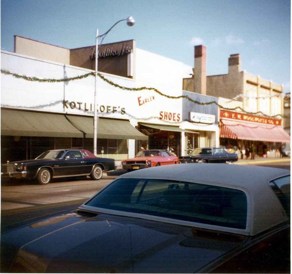 Kotlikoff's department store, 25th and Federal Streets, East Camden, 1970s