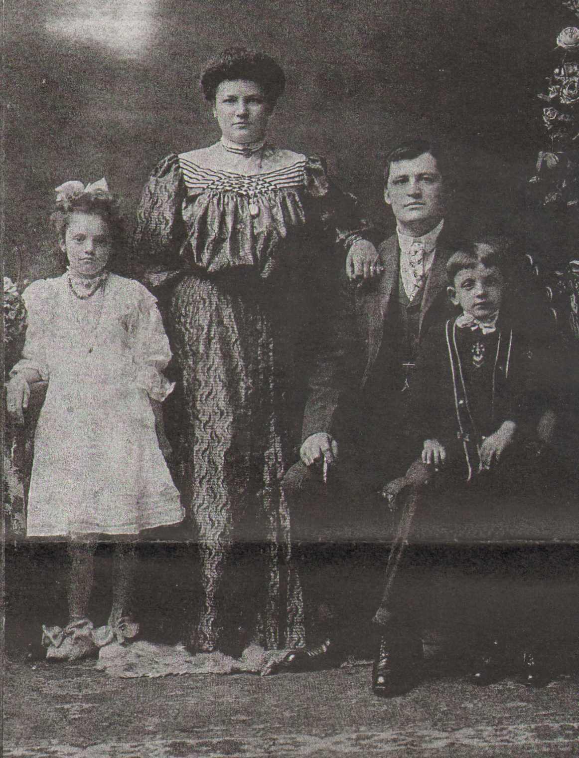 Fabian Brass and family