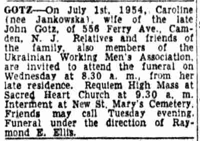 556 Ferry Avenue article, July 3, 1954