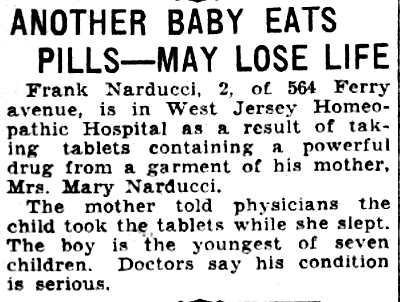 Michael Narducci article, Camden Courier-Post, June 3, 1932