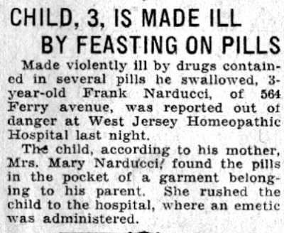 Michael Narducci article, Camden Courier-Post, June 4, 1932