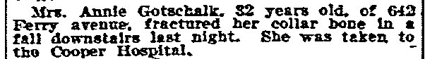 Annie Gotschalk article, Philadelphia Inquirer, November 24, 1908