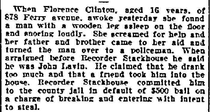 Florence Clinton article, Philadelphia Inquirer, May 20, 1906