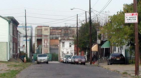 Looking north on Fillmore Street, October 21, 2003