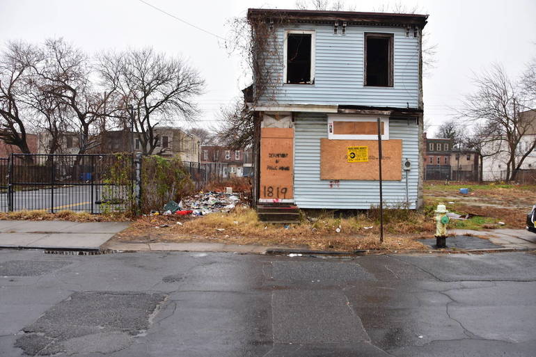 1815 Fillmore Street, photographed before demolition, February 2020