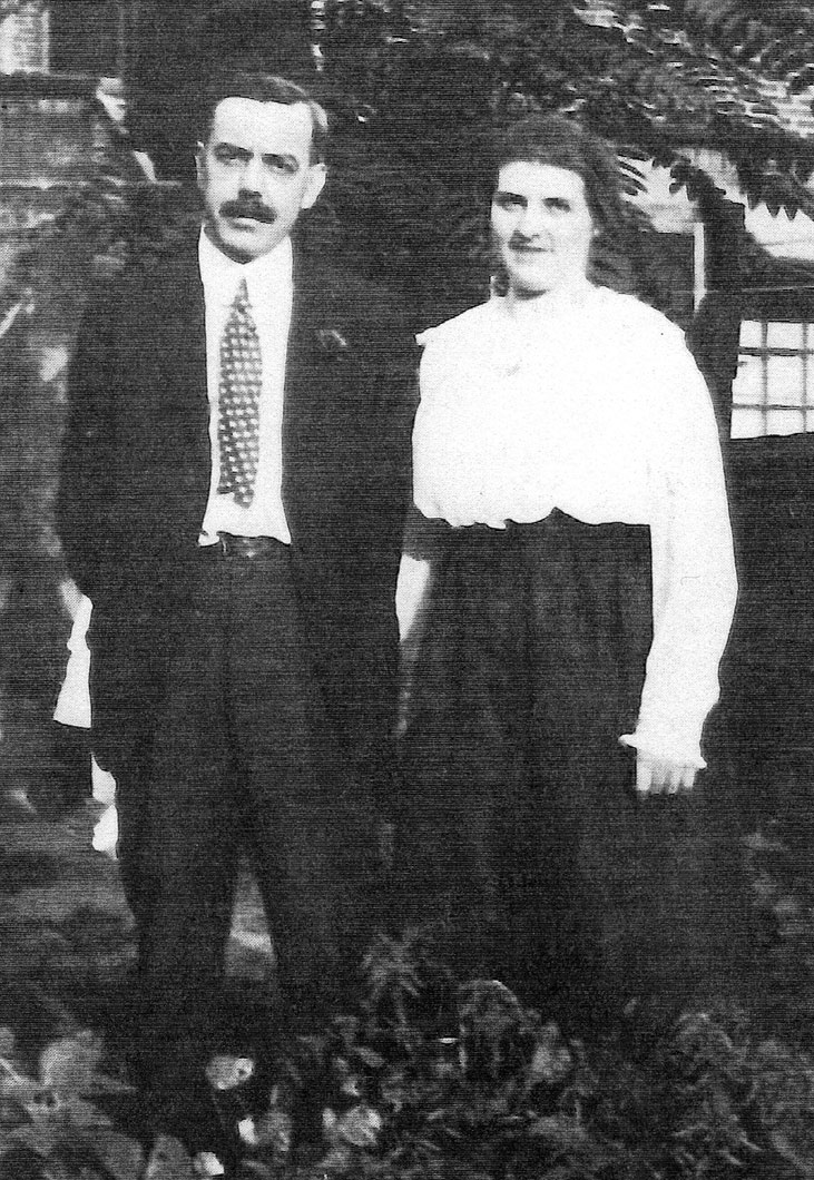 Joseph M. and Margaret J. Cline, circa 1918, formerly of 1721 Fillmore Street and later 426 Jackson Street