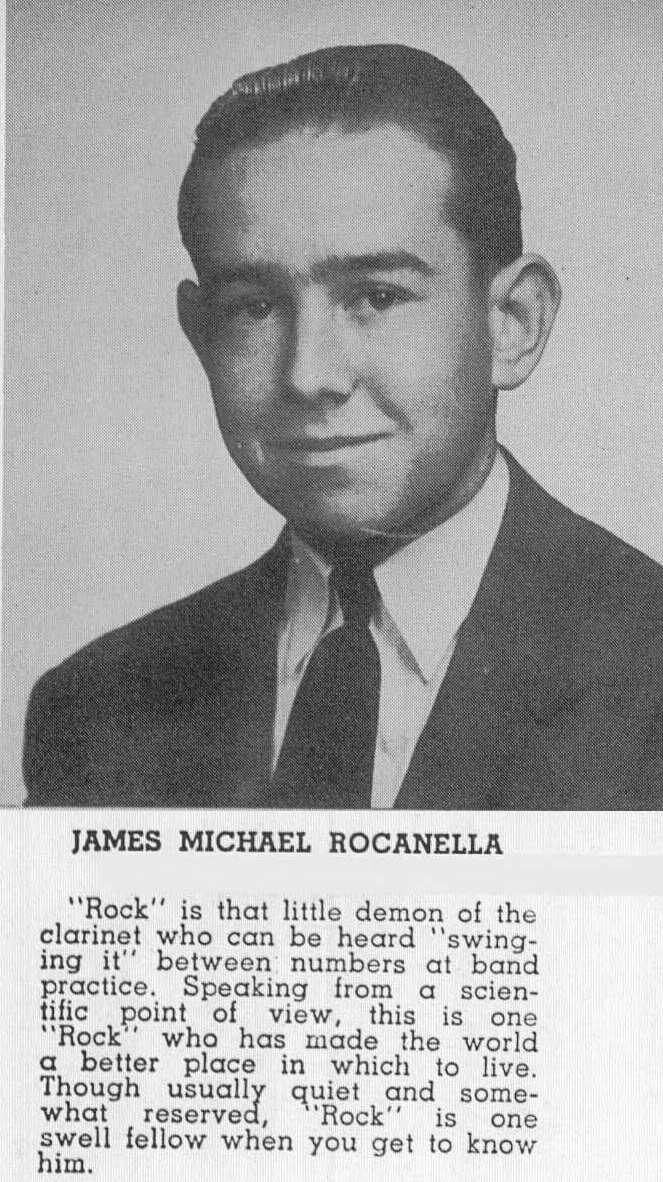 James M. Rocanella Jr., Woodrow Wilson High School yearbook 1942