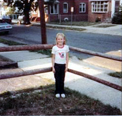 Floyd Miller family, 17 North 33rd Street, about 1980