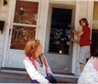 Floyd Miller family, 17 North 33rd Street, about 1980