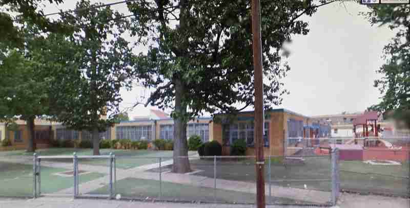 Francis X. McGraw School as seen from Fremont Street
