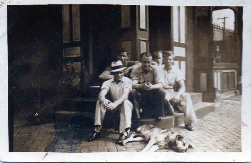 Bar at 952 North Front Street, circa 1949 — James 'Gabby' Knox at far right