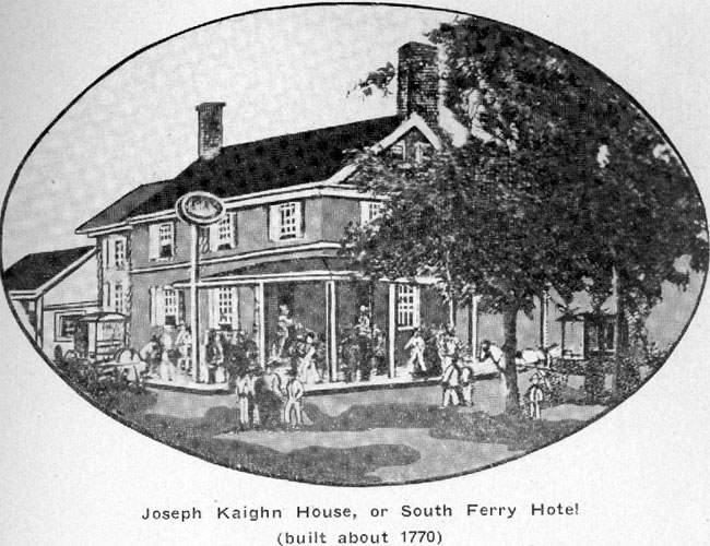 South Ferry Hotel, southeast corner of Front Street and Kaighn Avenue