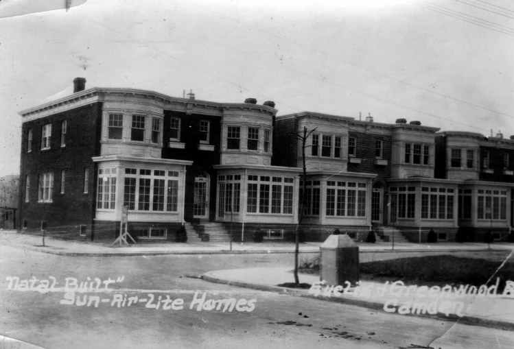 Natal Built Sun-Air-Lite Homes at the intersection of Euclid Avenue and Greenwood Avenue, 1920s
