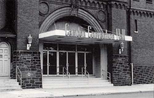 Main entrance to Convention Hall on Haddon Avenue, 1960