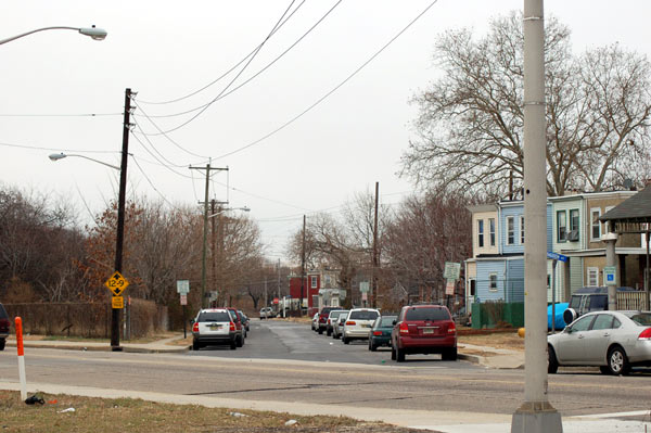 Intersection of Haddon Avenue and South 9th Street, January 2, 2008