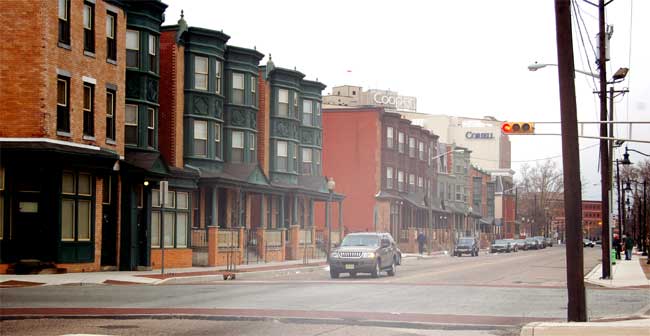Haddon Avenue north of Newton Avenue, January 2, 2008