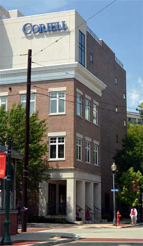 Northwest corner of Haddon Avenue and Washington Street, Coriell Institute, August 18, 2011