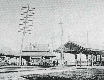 Haddon Avenue Station at the Pennsylvania Railroad, 1908