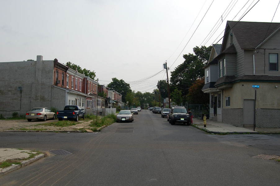 View from North 29th Street toward 2900 Block of High Street, July 25, 2006
