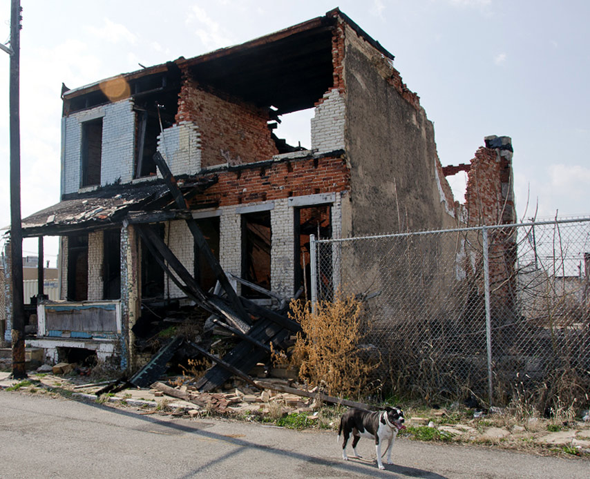 927 Howard Street, scheduled for demolition, March 13, 2012