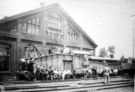 Pavonia freight yards, about 1918