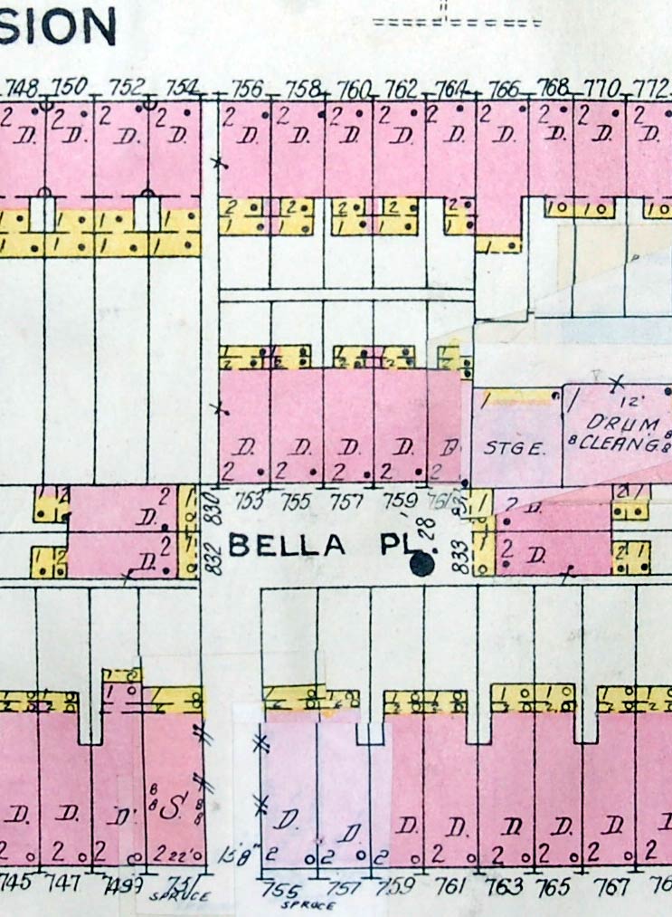 Bella Place map detail