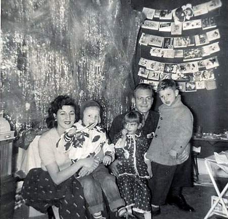 Jim Bessing and his family