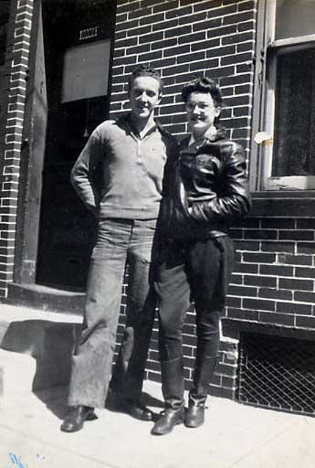 Bob Williams, Jack Reed, and Bucky Petrauschke; Sarah Petrauschke and Marion Reed