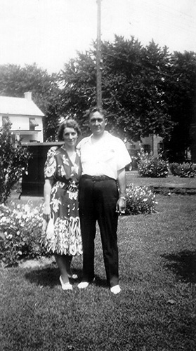 Blanche and Harry Peacock — late 1940s