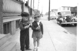 Jackson Street circa 1940, Iggy's Cafe visible in background
