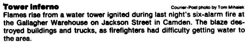 Additional photo of the 1982 fire at 301 Jackson Street