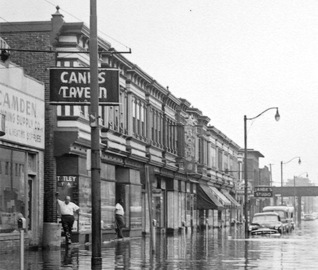South side of Kaighn Avenue west of 1058, August 11, 1958