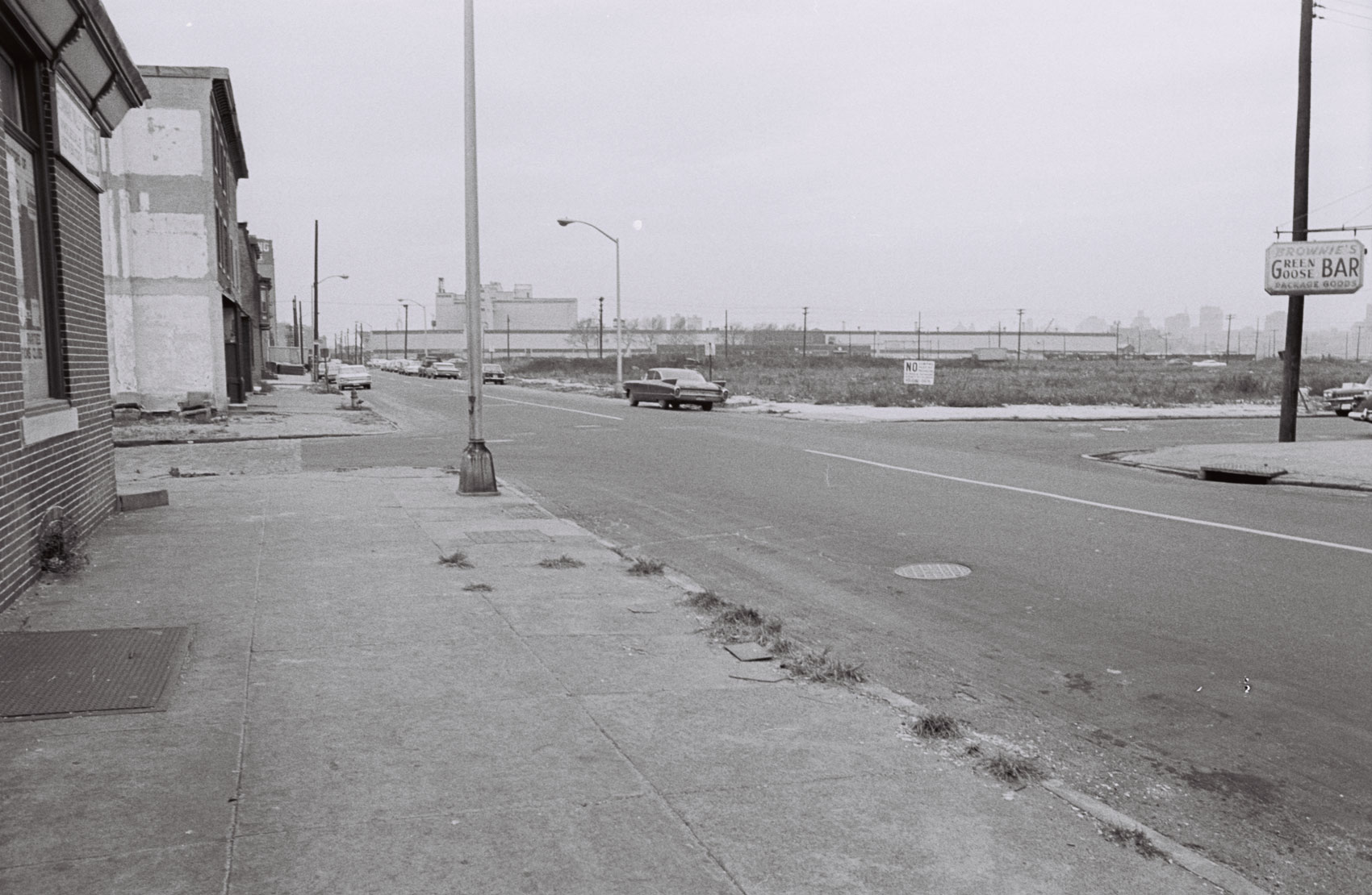 Looking at northwest corner of Locust Street and Kaighn Avenue, circa 1970